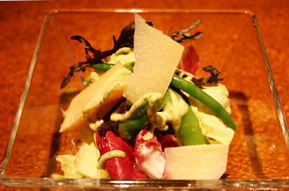 <br /><br />春野菜の彩りサラダ<br>木の芽マヨネーズドレッシング